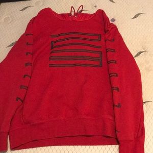Air Jordan 11s red hoodie